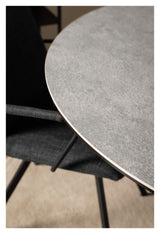 Heaven, dining table Ø119 - gray