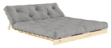 Roots 160 Sofa Bed, Pine/Gray,