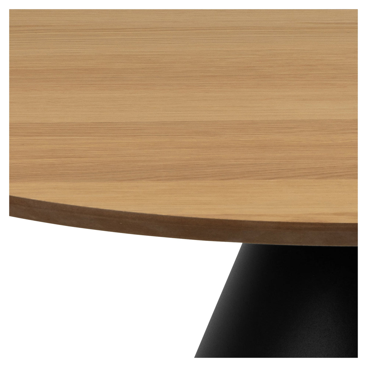 Soli, coffee table Ø85-oak