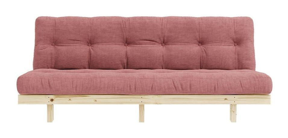 Lean Sofa Bed, Sorbet Pink Velvet