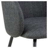 Eleanor, dining chair - dark gray