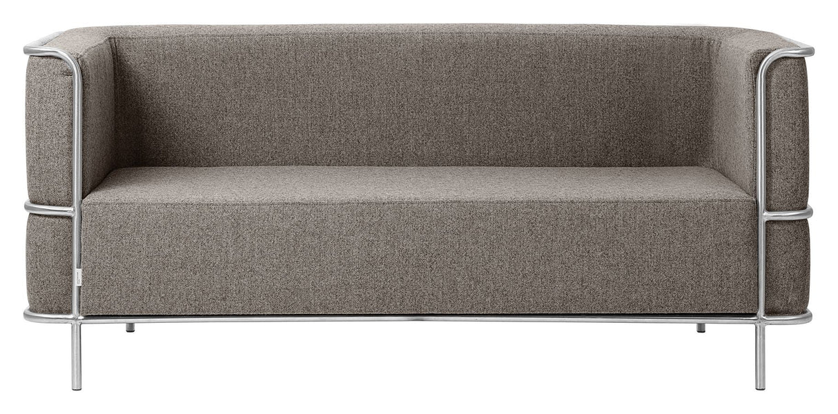 Modernist 2-pers. Sofa, Beige wool