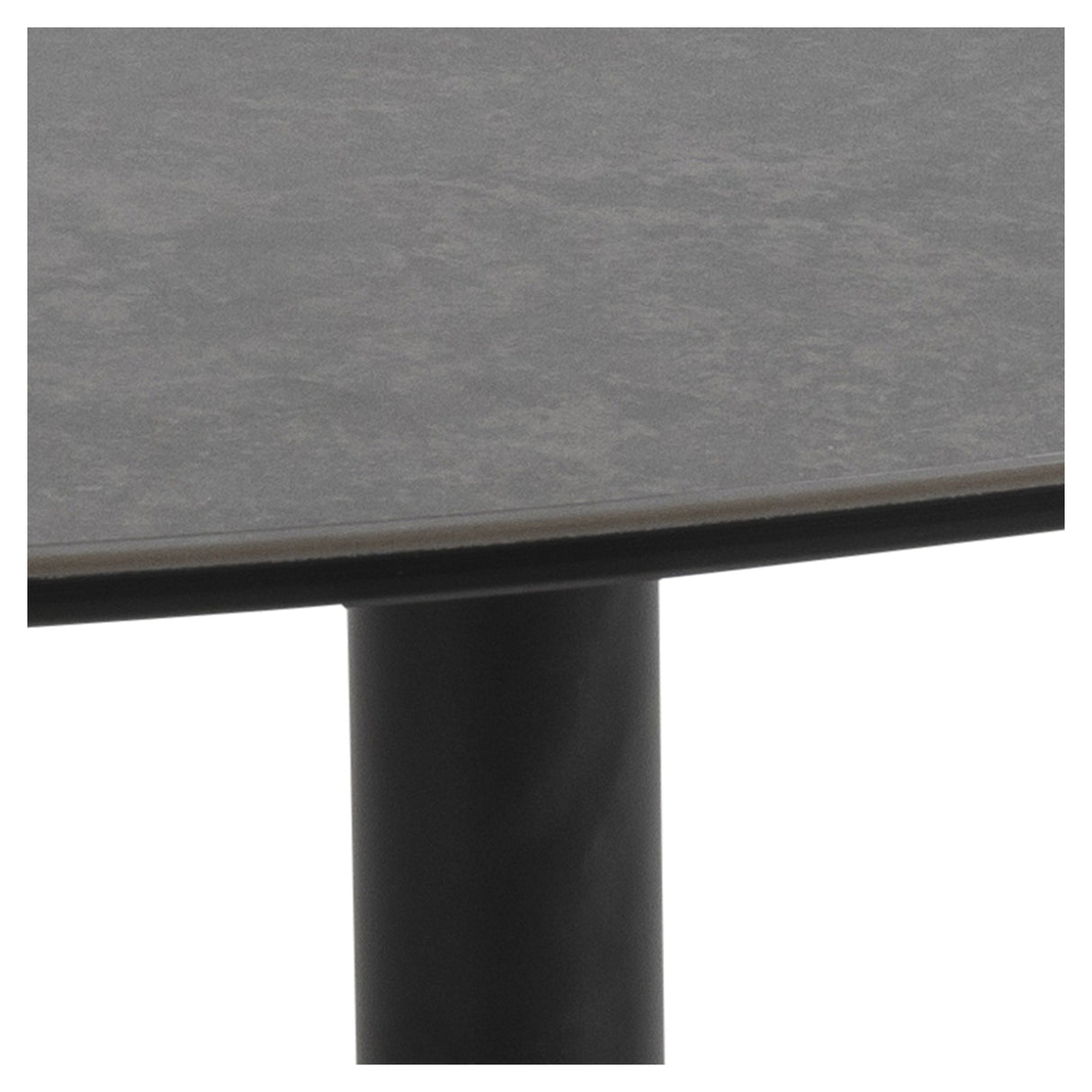 Barnsley, plector coffee table 100cm- black