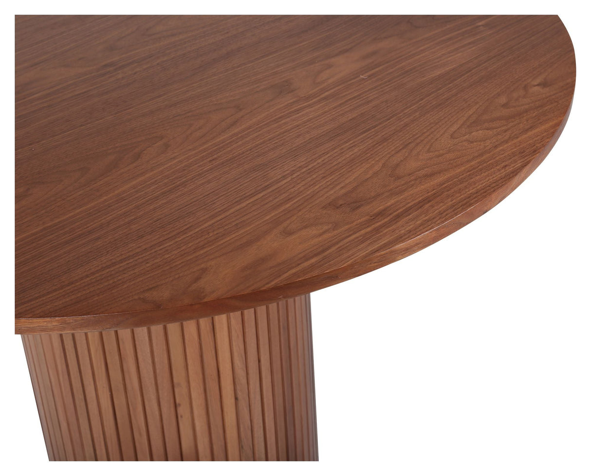 Bianca Dining Table Ø110 - Walnut