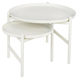 Turner Coffee Table Ø70, White