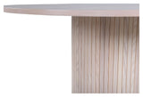 Bianca Dining Table Ø110 - White pigmented