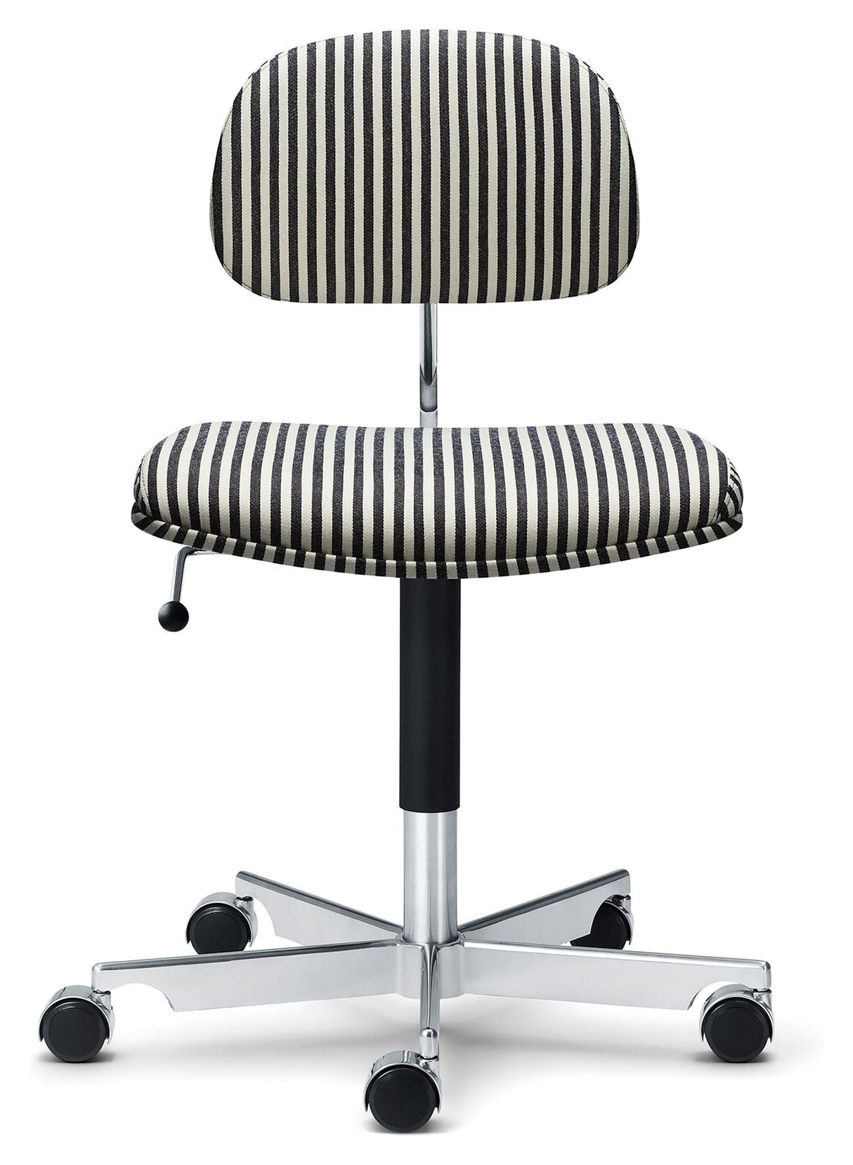 KEVI 2534u, Office chair - Striped/Polished chrome