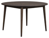 Tyler, dining table Ø120 - brown/oak