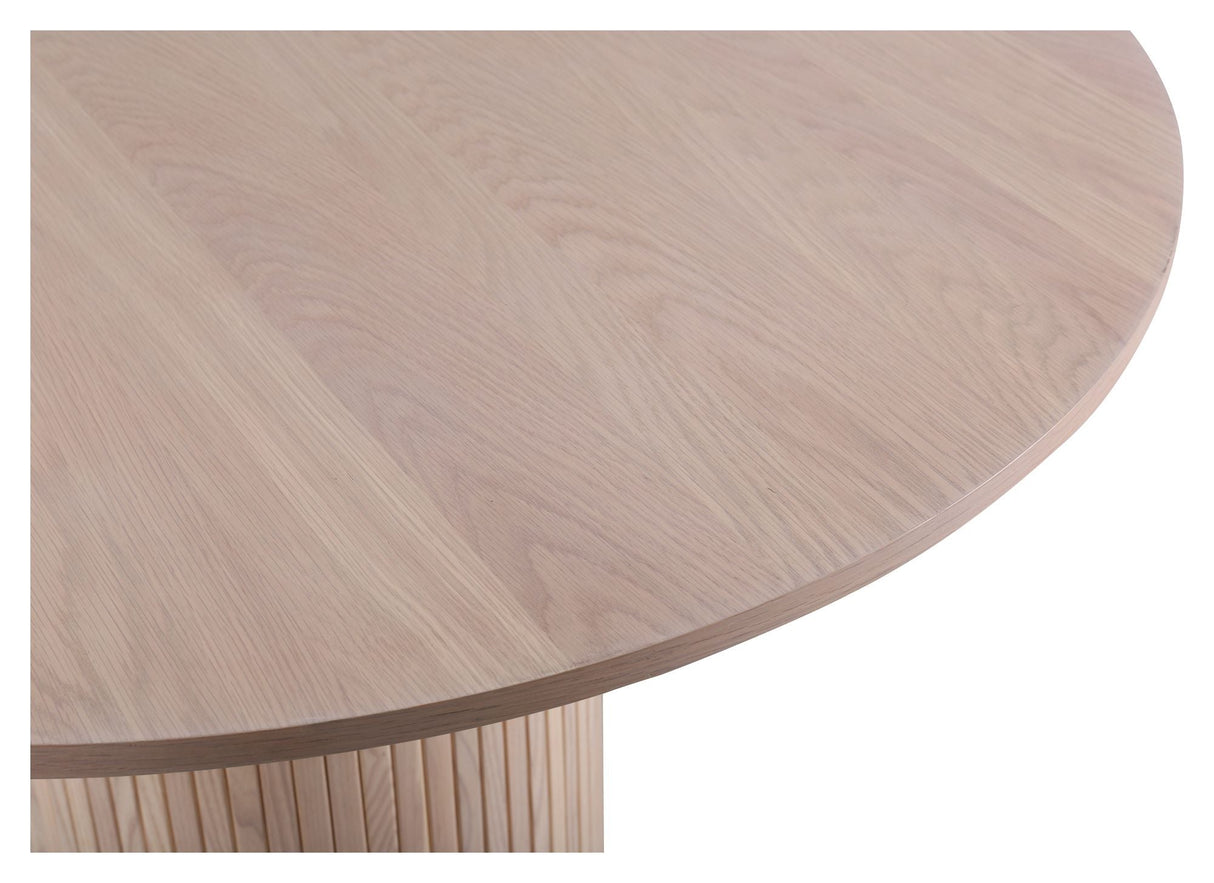 Bianca Dining Table Ø110 - White pigmented