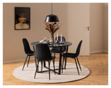 Celia, dining chair - black