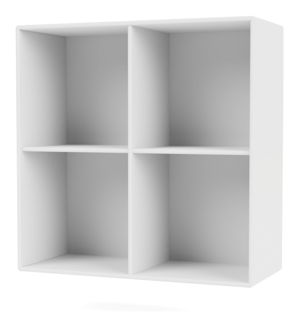 SHOW Bookshelf with suspension bracket, Snow