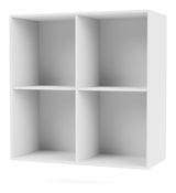 SHOW Bookshelf with suspension bracket, Snow