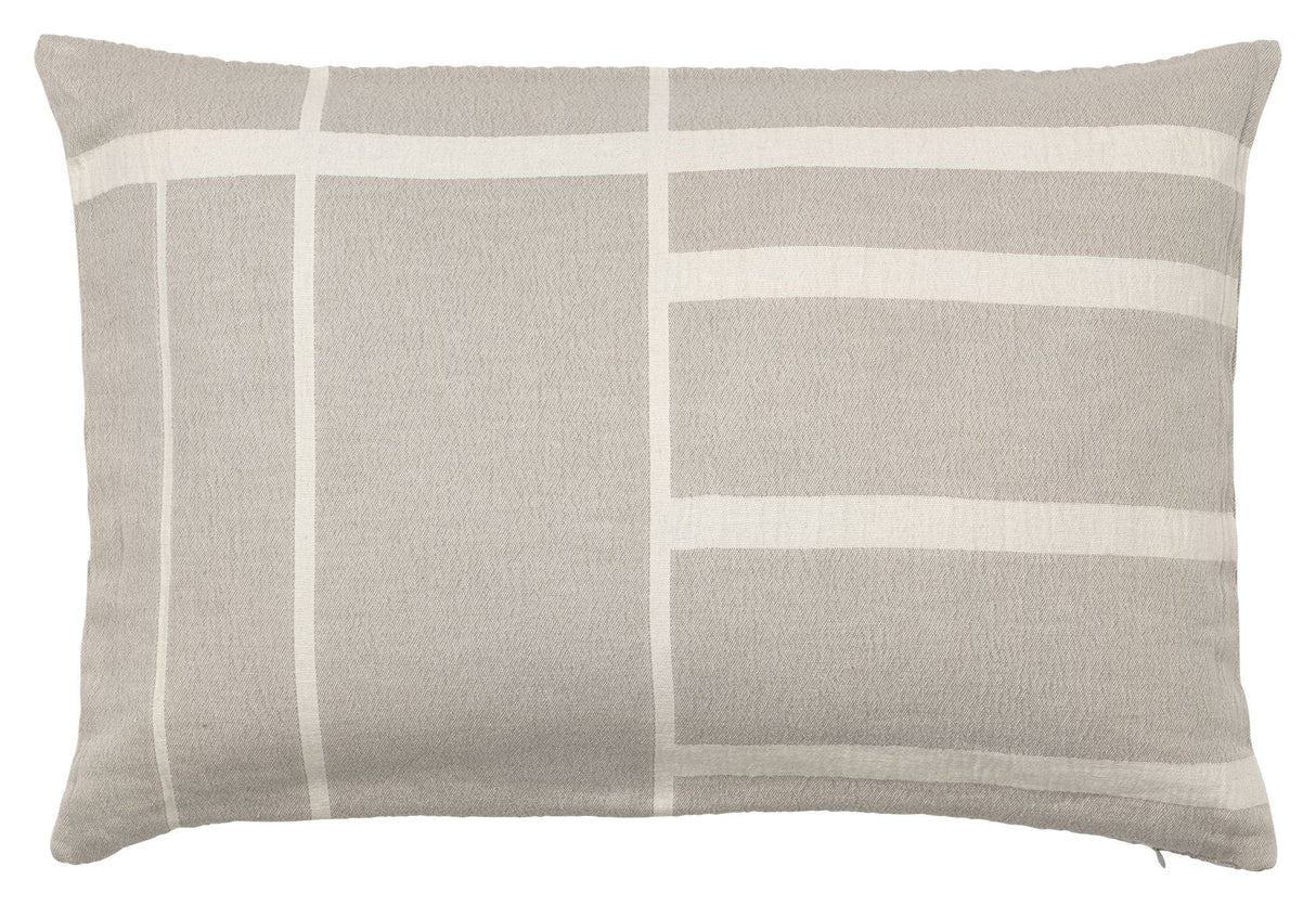 Architecture Pillow 40x60, Beige melange/off white