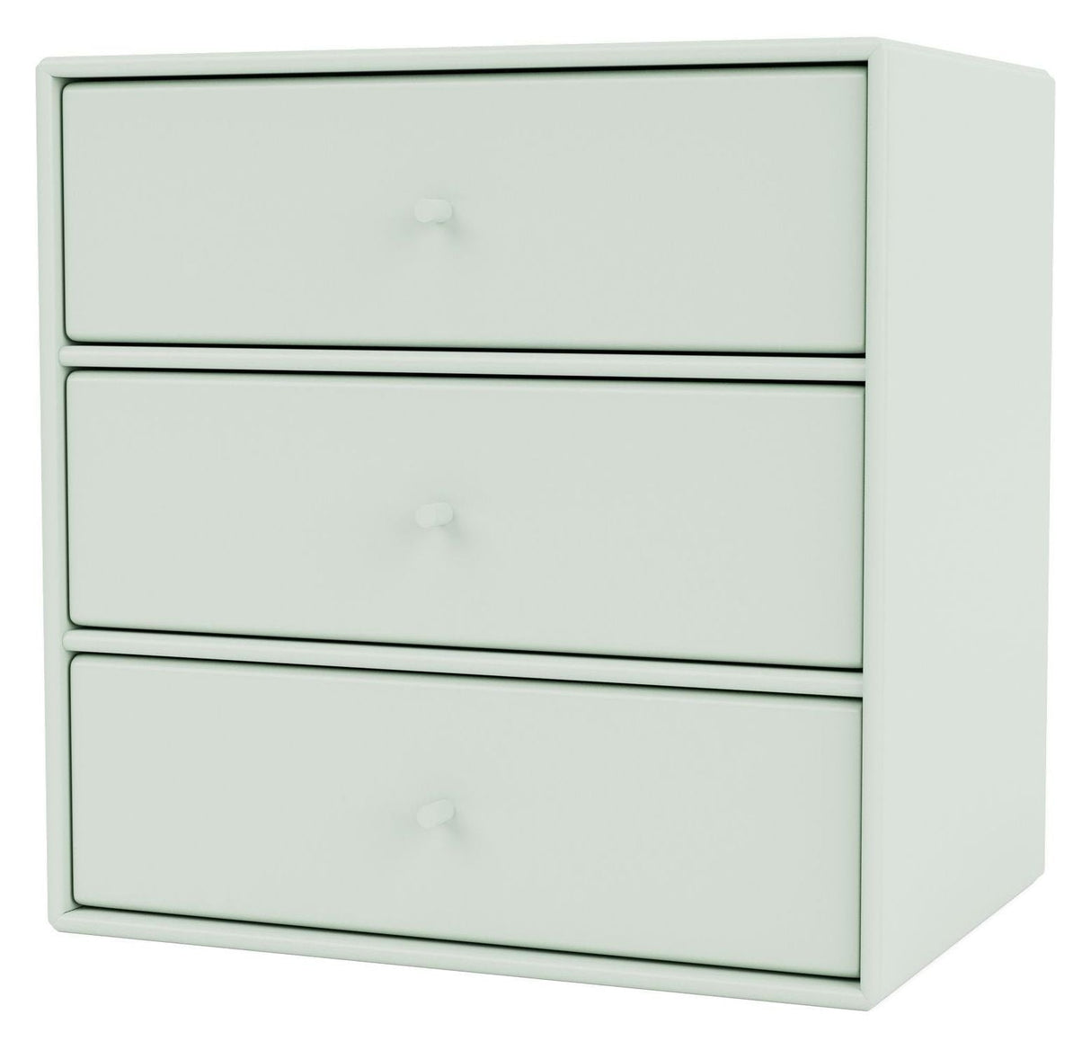 Mini Shelf Module w. 3 drawers, Mist