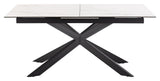 Irwine, dining table 168/210cm - white