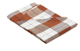 Matie tablecloth, linen/cotton, brown, Ø150