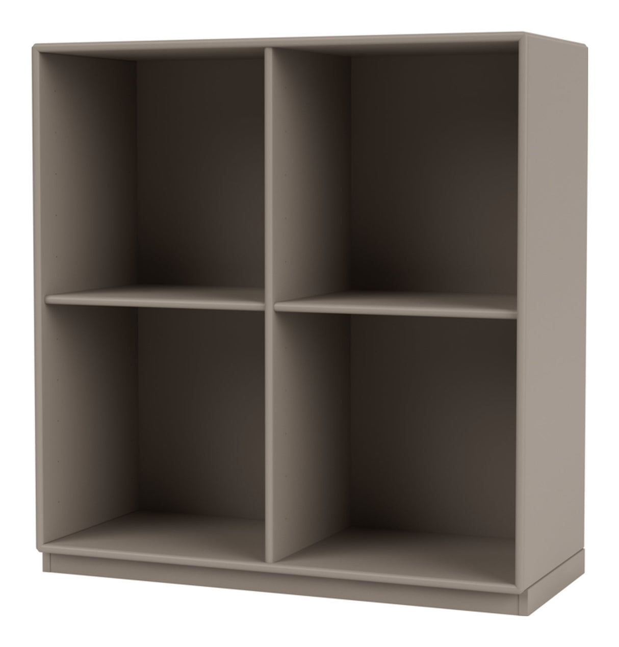 SHOW Bookshelf with socket H3 cm, Truffle