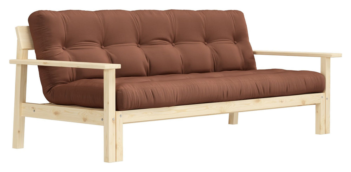 Unwind Sofa bed 190x100, clay brown