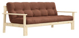 Unwind Sofa bed 190x100, clay brown