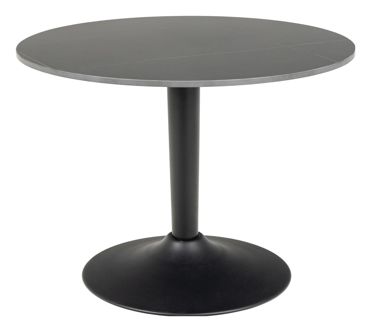 Malta Coffee table, Black ceramic, Ø60