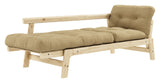 Step Sofa bed, Pine/Beige