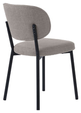 Fowler, dining chair - sand/black