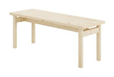 Pace bench, lacquered pine