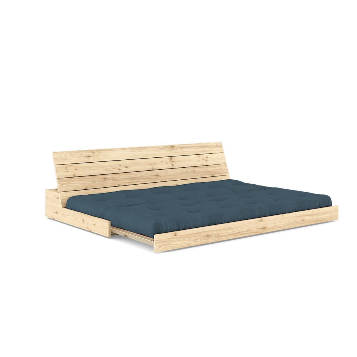 Base Sovesofa, Petrol Blue/natur