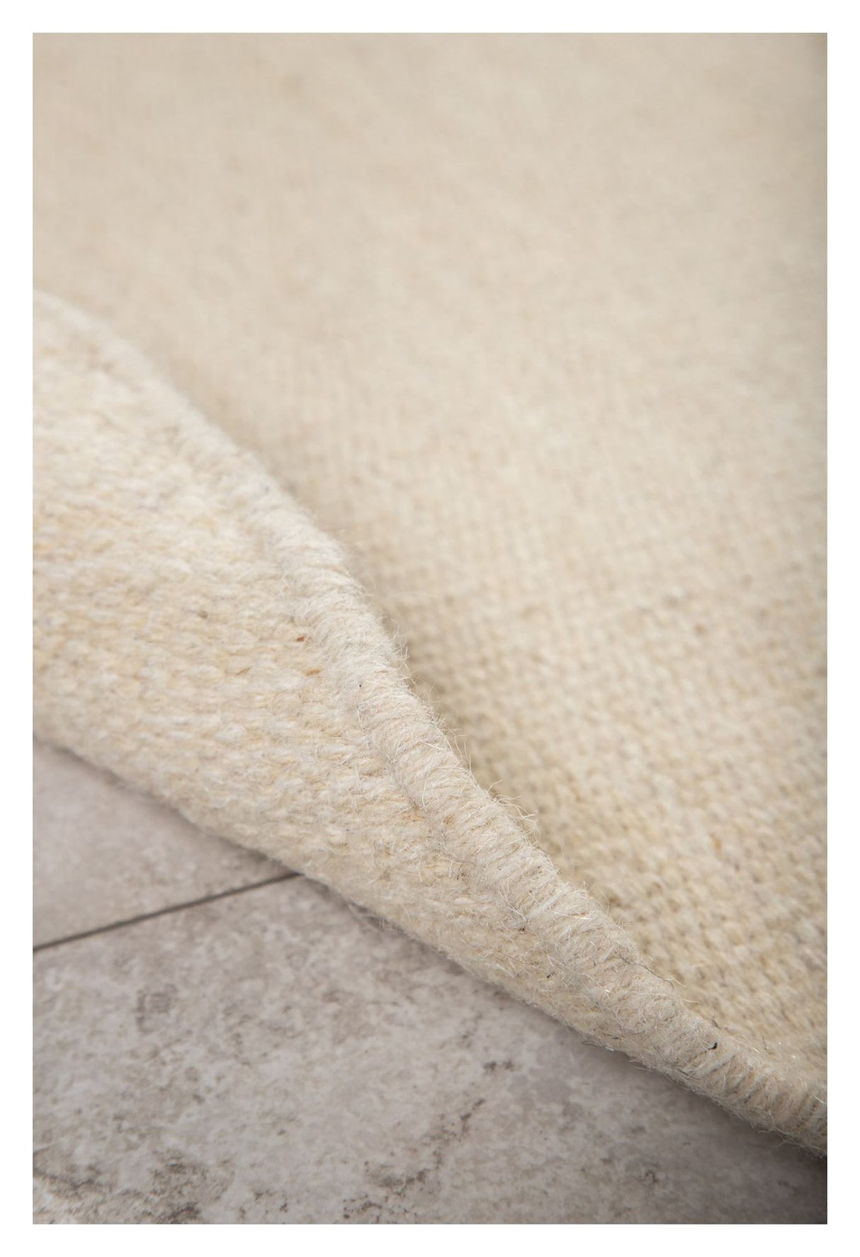 Jaipur Wool Blanket Ø200 - Beige