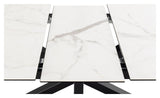 Heaven, dining table 168/210cm - white