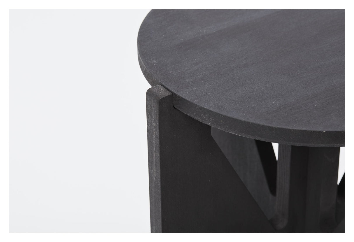 Stool, Black, Ø36