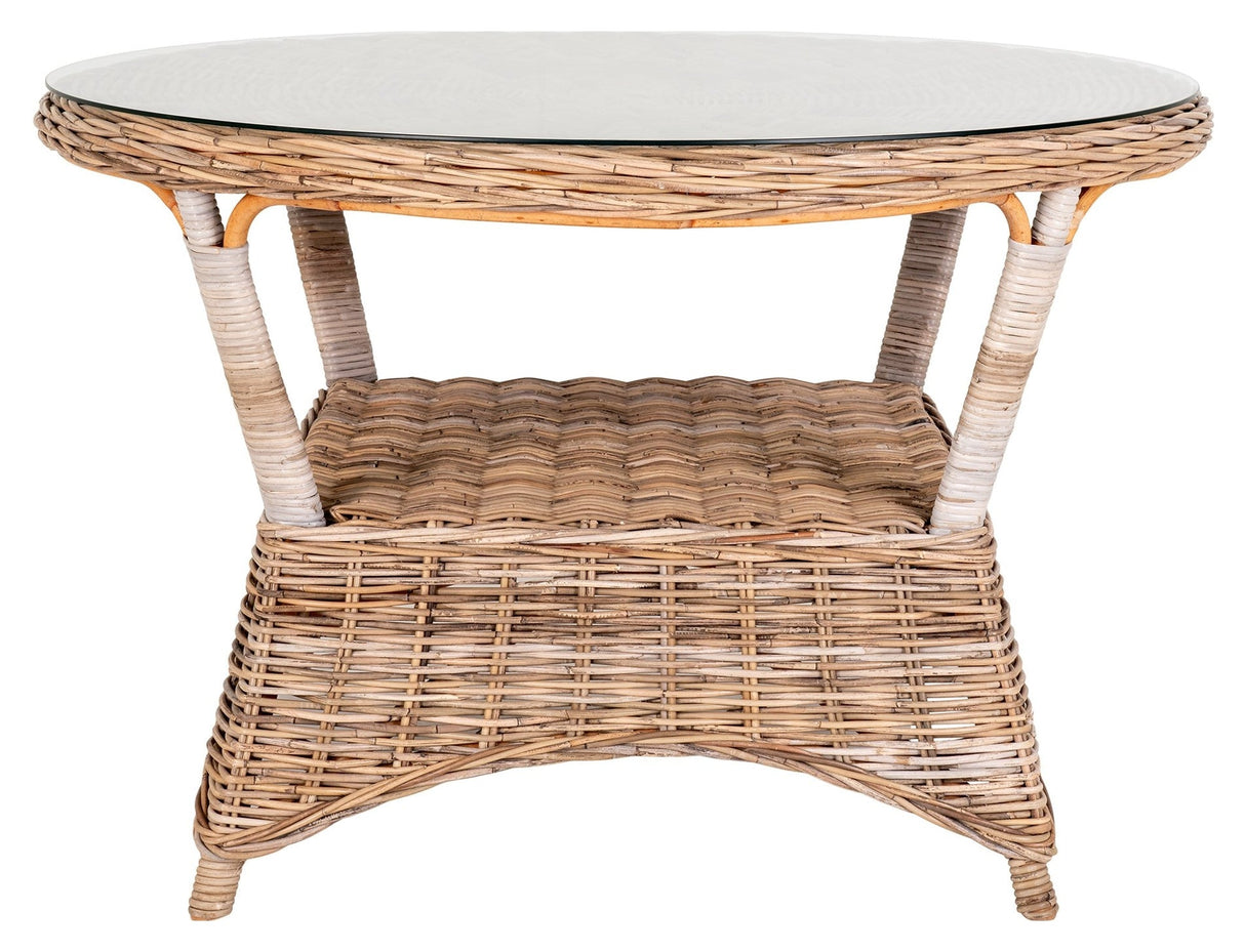 Larisa, Garden table Ø120, gray