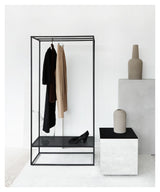 Grid Clothes rack, black steel