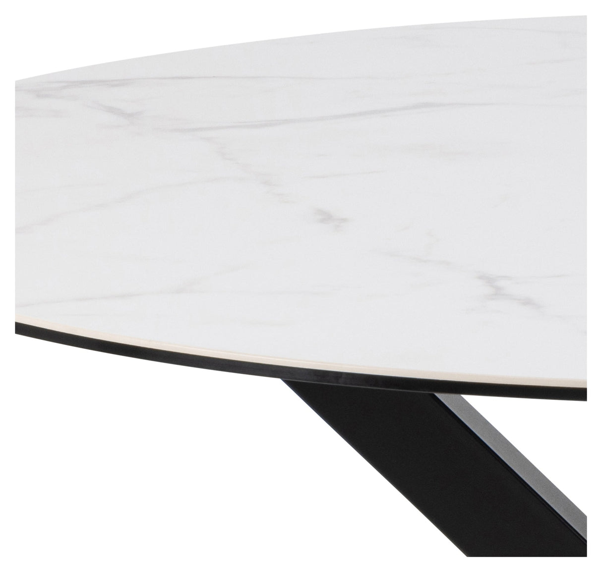 Heaven, dining table Ø119 - white