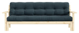 Unwind Sofa bed 190x100, Pale Petroleum Blue velvet