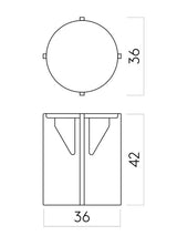 Simple Stool Oak, Ø36