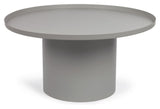 Coffee table, Ø72, Gray metal