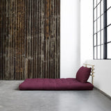 Shin Sano Futon sofa, Bordeaux/Natural