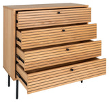 Kyoto, Chest 80x40x85cm, oak/black