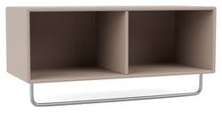 COAT shelf w. clothes rail, 137-Mushroom