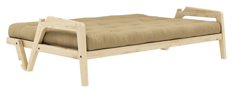 Grab Sofa Bed, Pine/Beige