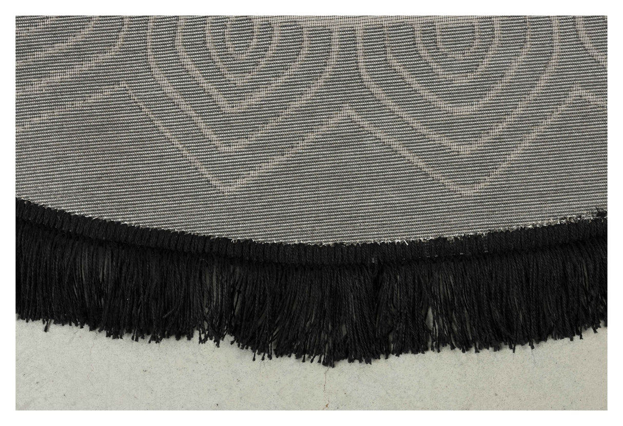 Nelson Rug, Ø175, Black