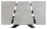 Irwine, dining table 200/240cm - gray