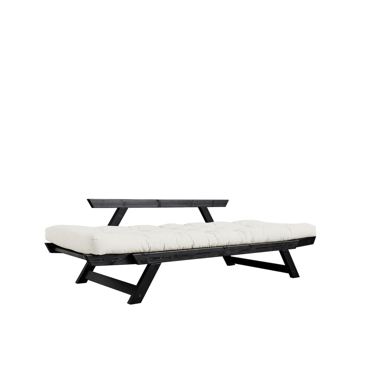 Bebop Sofa Bed, Off-White/Black Pine