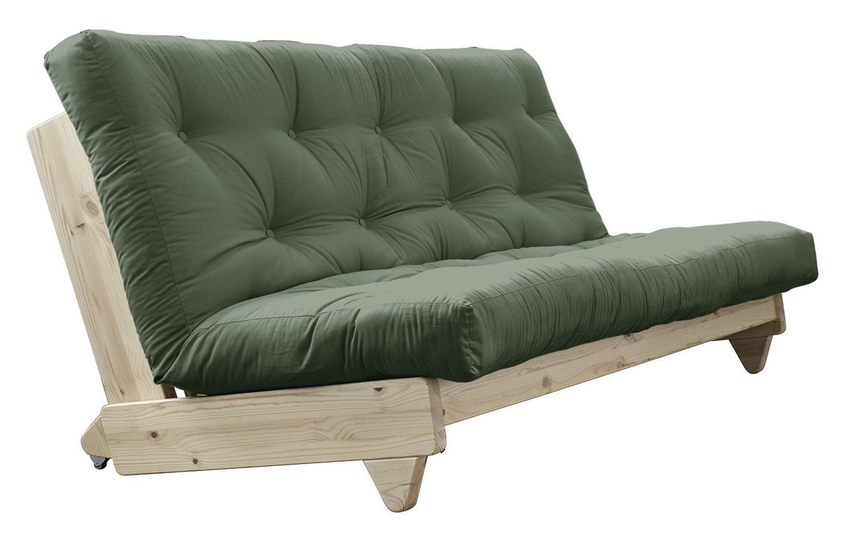 Fresh Sofa bed, Olive Green/Nature