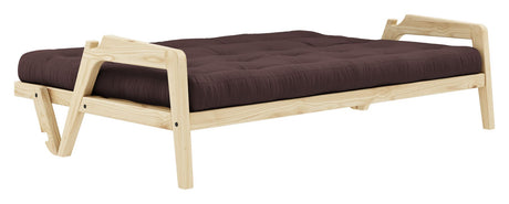 Grab Sofa Bed, Pine/Brown