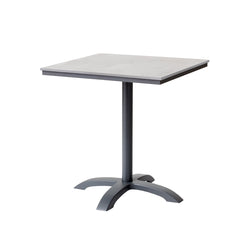 Mood café table 70x70cm, black/gray