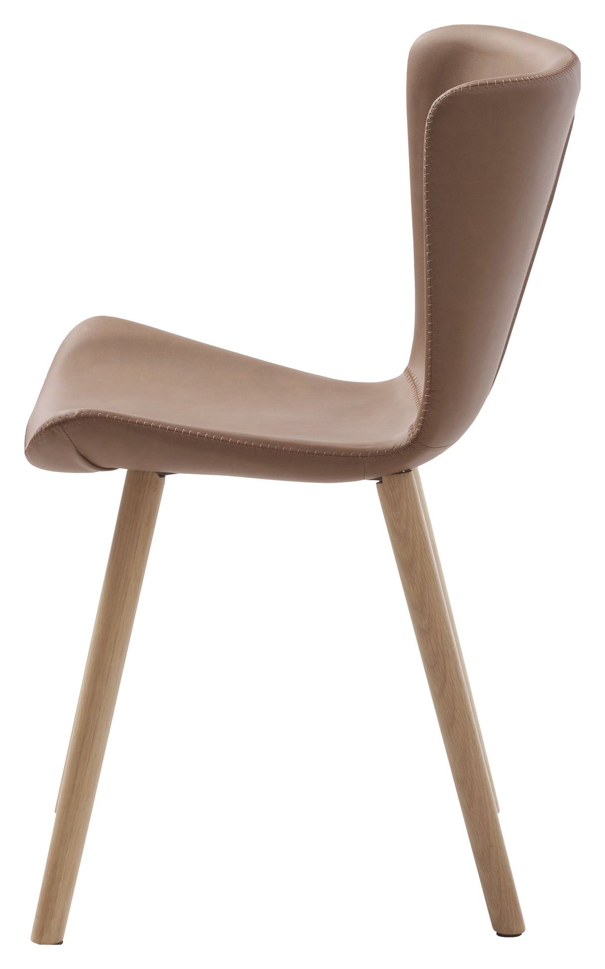 Teslin, dining chair - brown