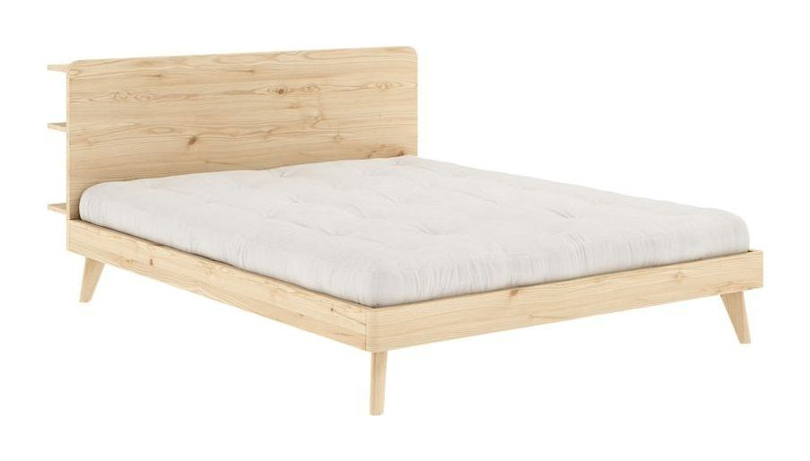 Retreat Bed frame, Lacquered pine, 160x200