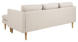 Milly, 2-pers. Chaise longue, right - beige